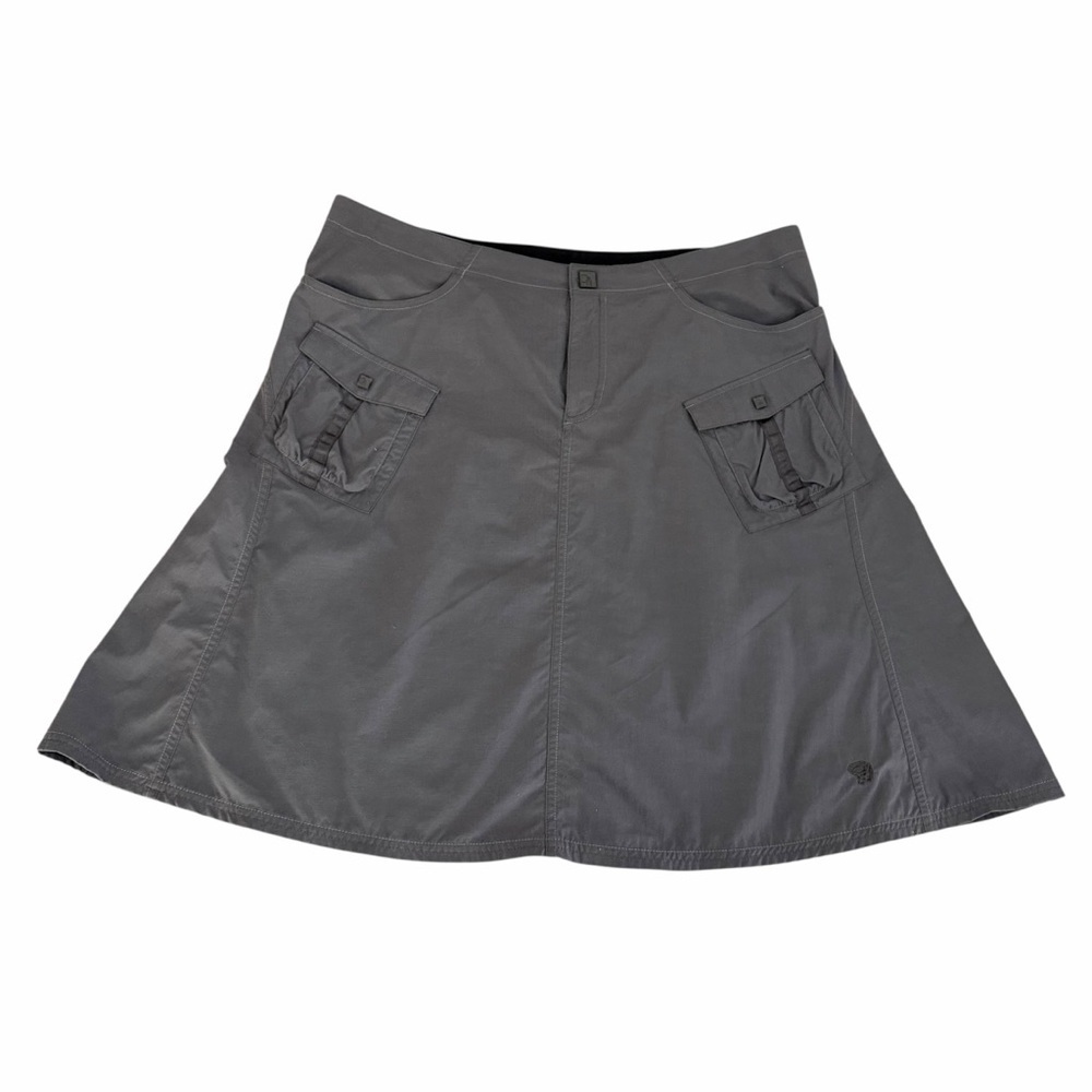MOUNTAIN HARDWEAR Grey Outdoor Hiking Utility Skirt Trail Lightweight women’s 12